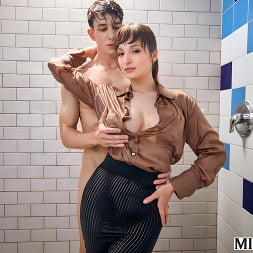 Naughty MILF Lexi Seduces Young Stud In Shower